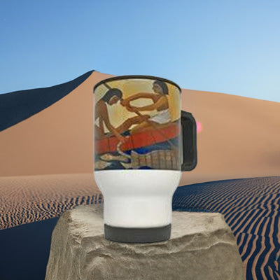 Pharaoh's Fishermen Metal Travel Mug Fathers Day Ideas - idaletanderica