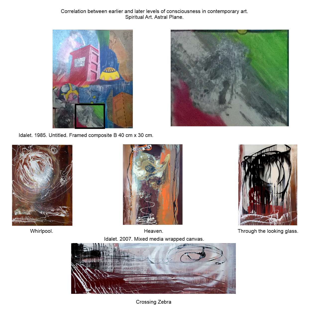 2007 - Crossing Zebra - abstract artwork of the astral plane