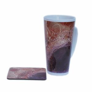 Novelty mugs South Africa. Purple Madness. Artistic mugs exclusive to this gift shop - idaletanderica