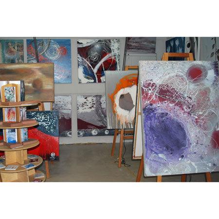 2007. Purple Madness. Vibrant action paintings. - defineartgifts