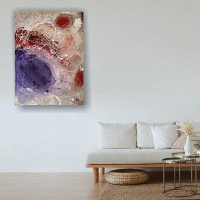 2007. Purple Madness. Vibrant action paintings. - defineartgifts