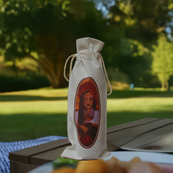 Rebecca - Wine bag holder - reuseable polyester bags - idalet and erica