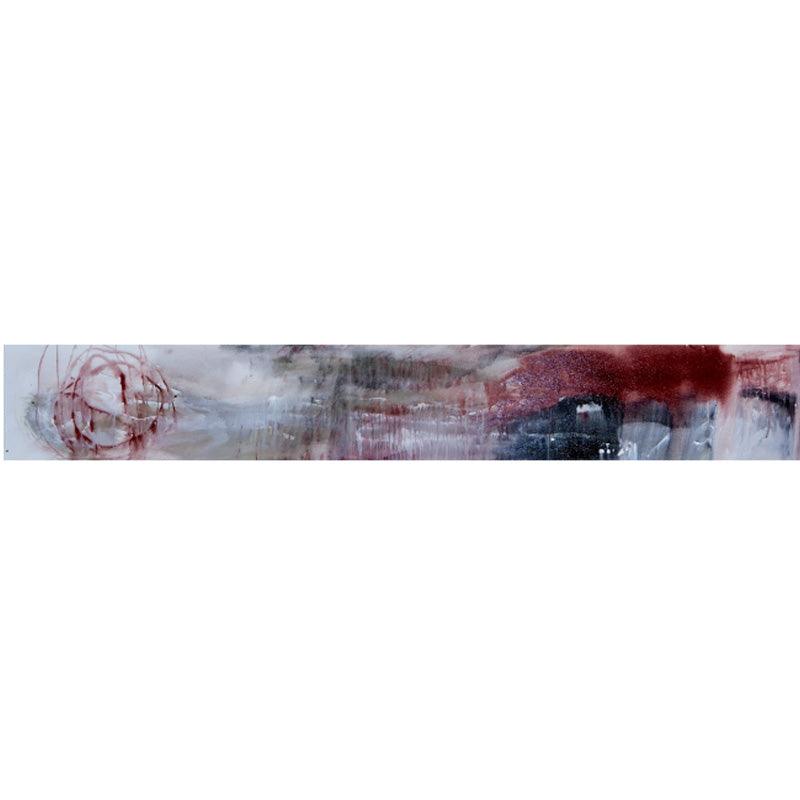Red Rain. Abstract expressionsim art style