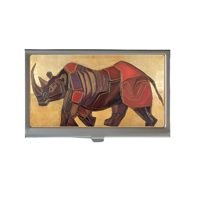 Metal card holder. - idalet and erica