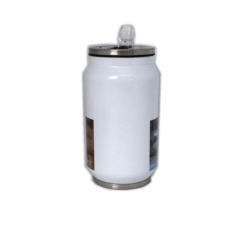 Set Sail. A stainless steel can with a flip-out straw. - idaletanderica