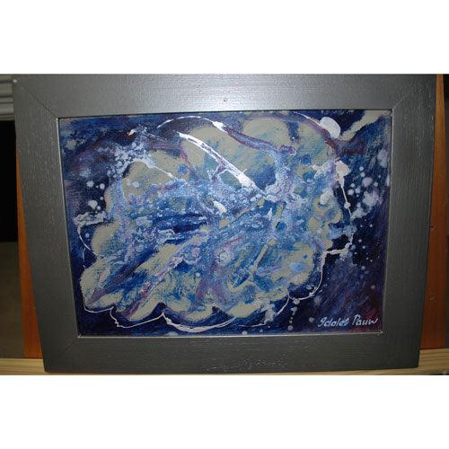 2008. Silver Leaves II. Contemporary leaf sketches. - defineartgifts