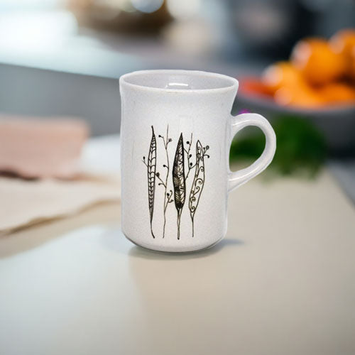 Decorative cups - Small Pods with Artwork in Black - idaletanderica