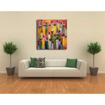 2005. Tender Pantomime. Beautiful African paintings. - defineartgifts