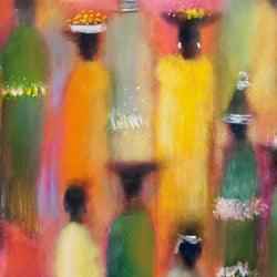 2005 Tender Pantomime: Stunning African Art Paintings for a Vibrant Home