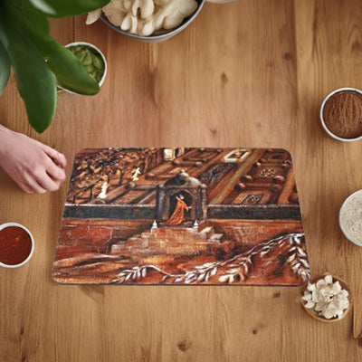Wooden table placemats - The Emperor's Garden - idaletanderica