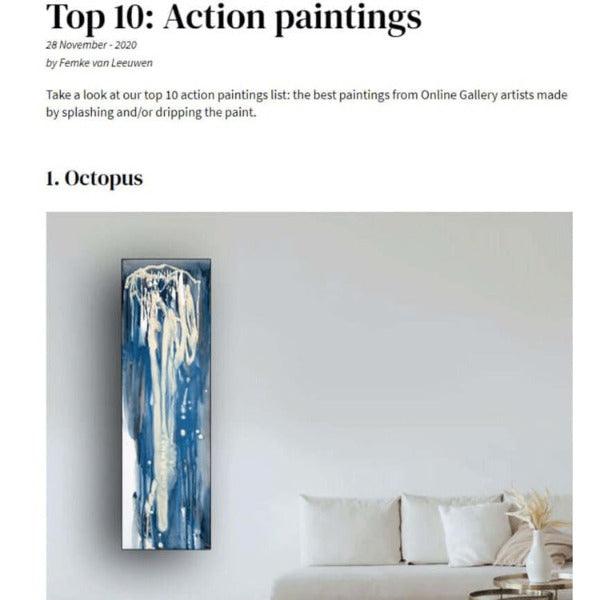 2007. Octopus. Award-Winning Abstract Art. - defineartgifts