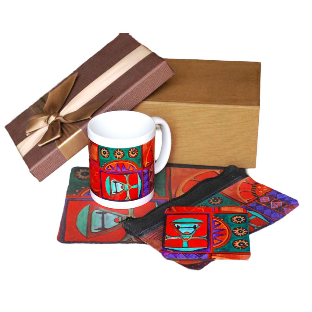 Office desk gifts - vivid art mug gift set - idalet and erica