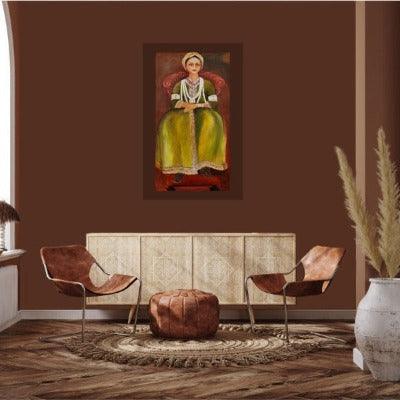 2001. A Turkish Girl. Figurative painting for sale. - defineartgifts