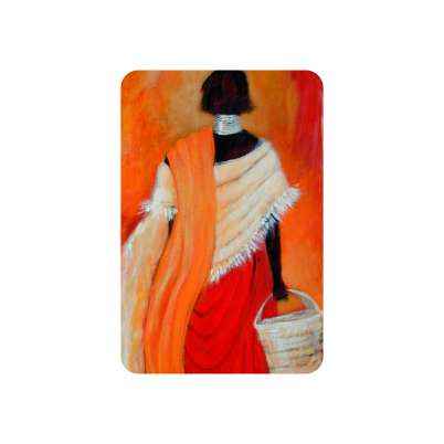 Ethnic art inspired fridge magnets South Africa