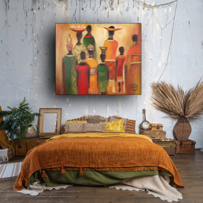 Ethnic African canvas art prints SA by Idalet and Erica
