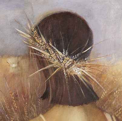 Wheat Gatherers fine art canvas prints online.