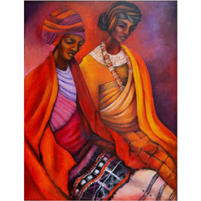 Xhosa Blanket African art portraits for sale in south africa