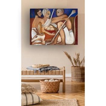 2001. Moroccan Encounter. African expressionist portraits. - defineartgifts