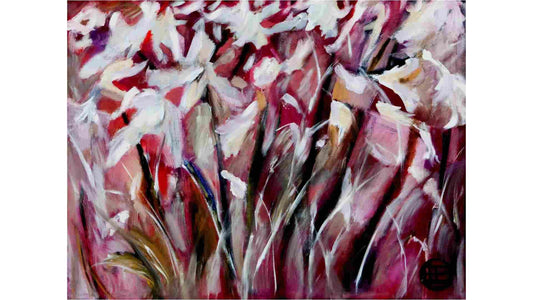 Editor's Pick of Top Flower Abstraction and Action Paintings - Idalet and Erica