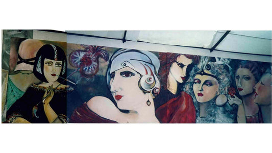 Murals for Antique Shop by a South African Artist - Idalet and Erica