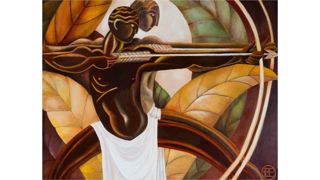 South African Contemporary Artists Paintings - Idalet and Erica