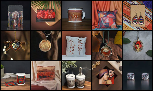 Discover South African art souvenirs and gifts. - Idalet and Erica