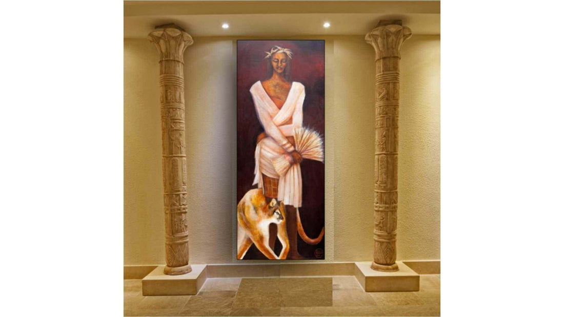 Egyptian Inspired Fine Artworks - Idalet and Erica
