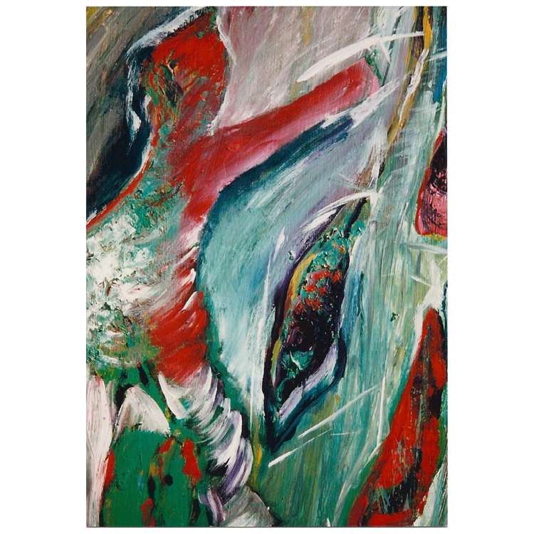 1991 Untitled - Fight or Flight - Psychological Contemporary Art. Detail.