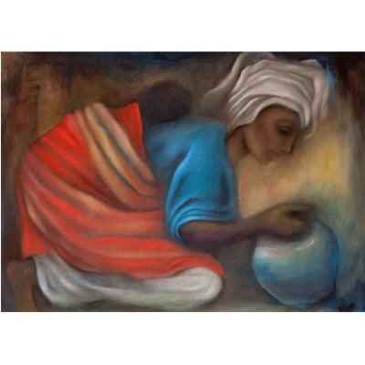2001 - Sibongele - An ethnic fine art painting