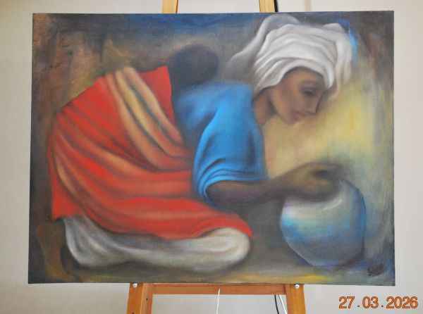 2001 - Sibongele - An ethnic fine art painting