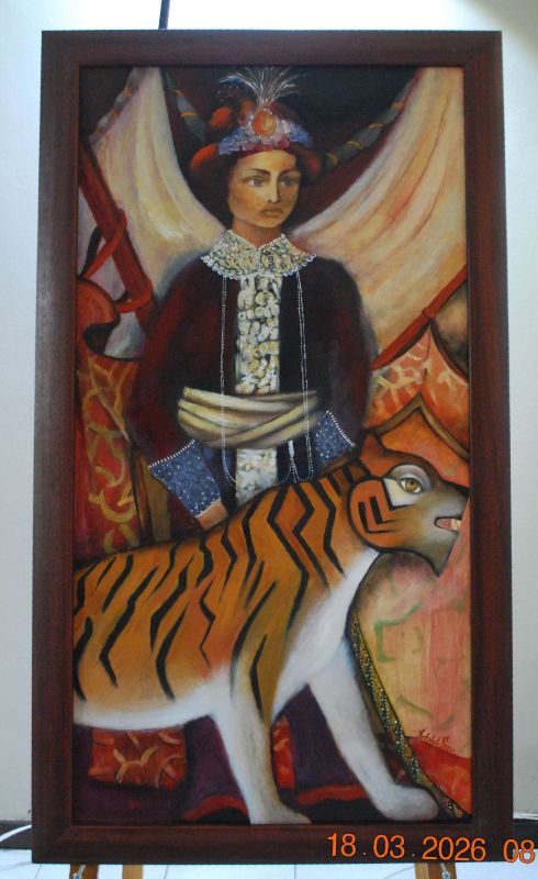 2001 - Turkish Prince - contemporary portrait painting - idalet