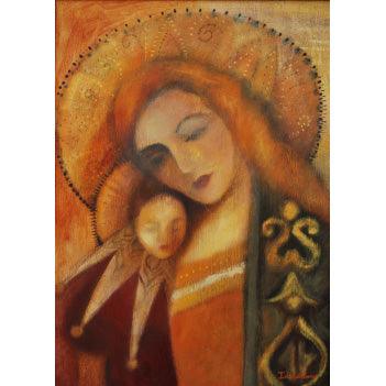 2004 Honeysuckle-modern icon fine art painting