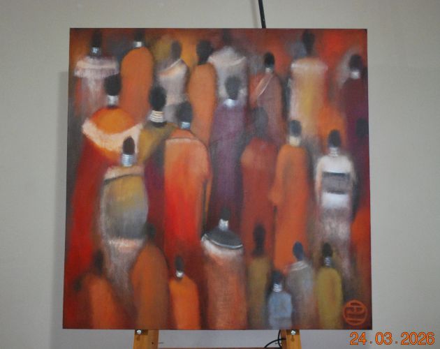 2005 - African Heat - African themed paintings of people