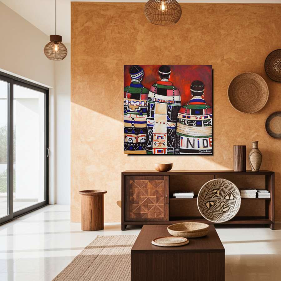 2005 - Colours of Love - authentic African art for sale