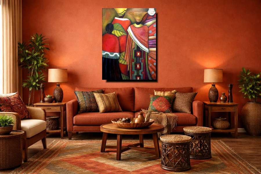 2005 - Magic Medicine - vibrant colourful fine art painting