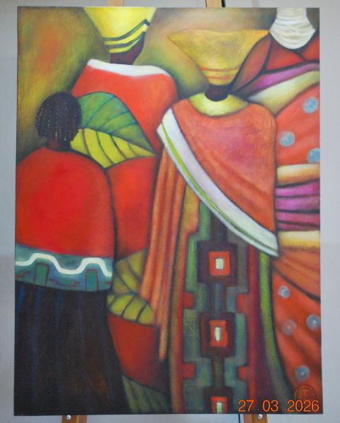 2005 - Magic Medicine - vibrant colourful fine art painting - idalet