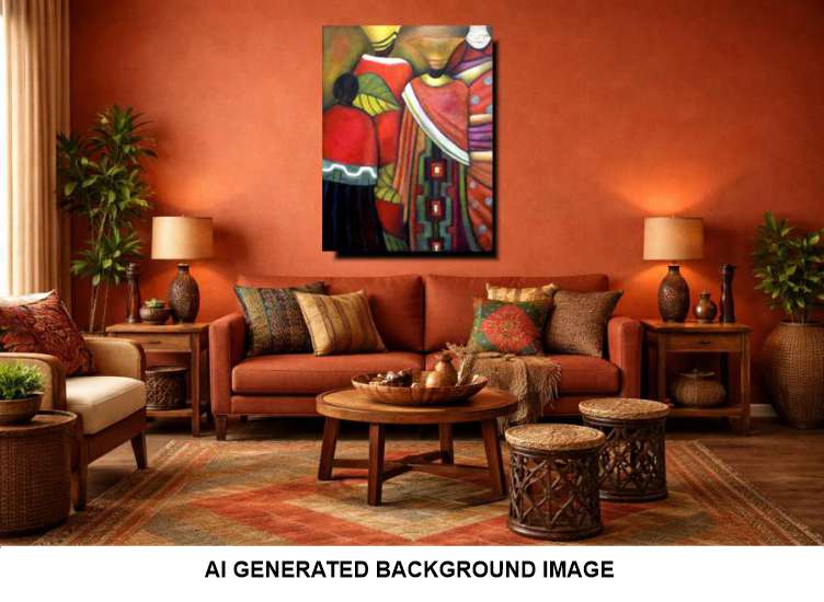 2005 Transform Your Space with This Vibrant Fine Art Painting: 'Magic Medicine'