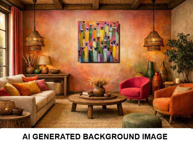 2005 Tender Pantomime: Stunning African Art Paintings for a Vibrant Home