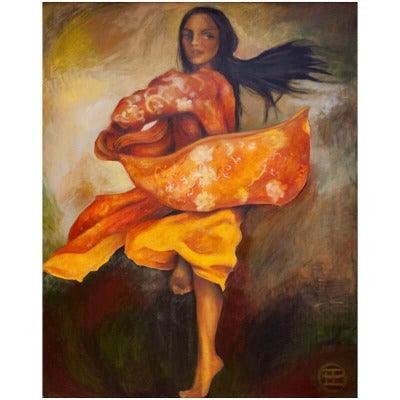 2006 - Goldspin - beautiful fine art dance canvas painting