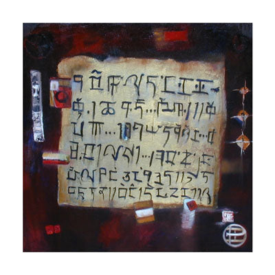2006-tibetan-manuscript-mystical-fine-artwork-on-canvas