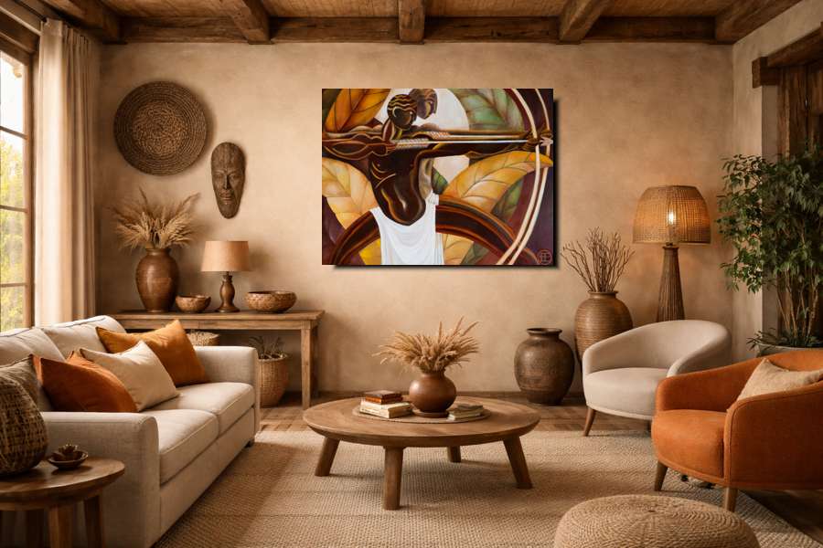 2006 - Archer - fine art painting with mystical symbolism