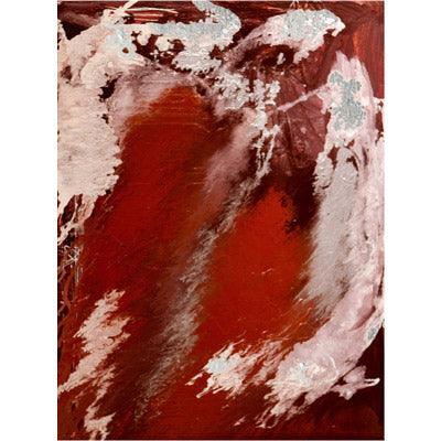 2007 Chocolate Mousse-abstract art in silver and brown