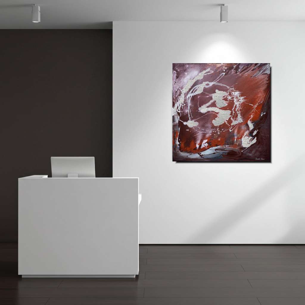 2007 - Chocolate Truffle - abstract wall art on canvas