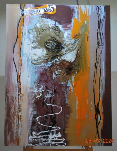 2007 - Heaven - Abstract spiritual art on canvas