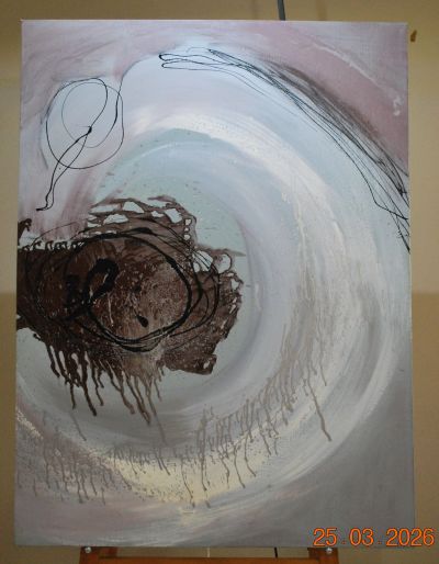 2007 - Sugar and Spice - abstract art on canvas