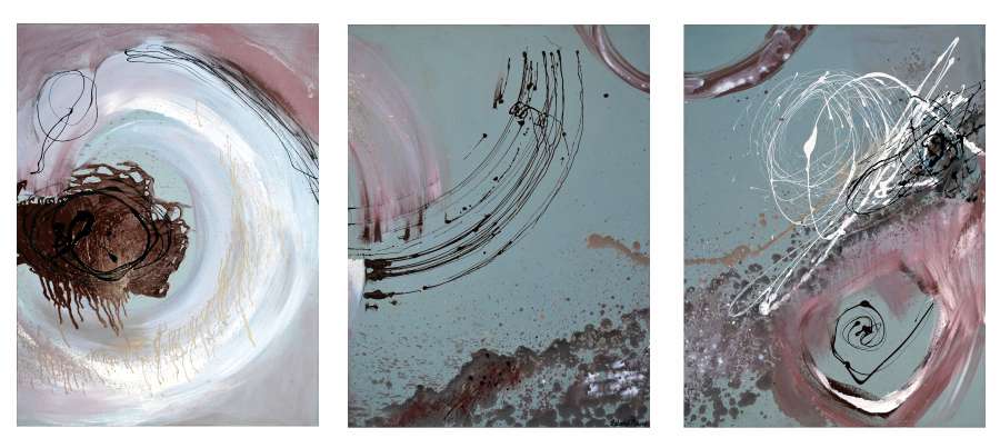 2007 - Sugar and Spice - abstract art on canvas - idaletanderica