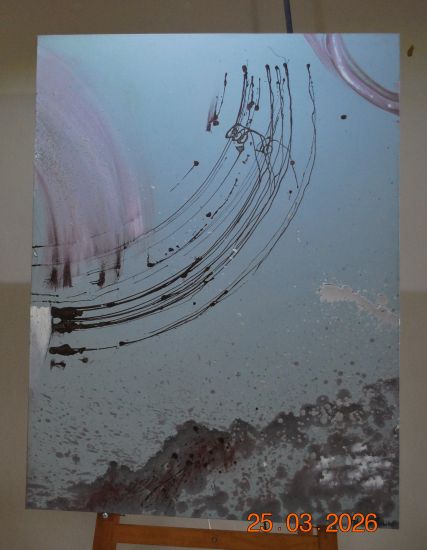 2007 - Sugar and Spice - abstract art on canvas