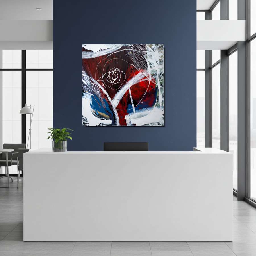 2007 - The Reach of Joy - vibrantly colourful abstract
