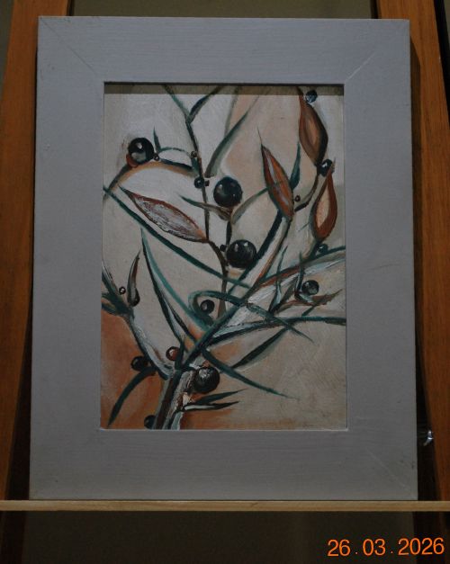 2008 Berries II-original contemporary berry artwork - idalet