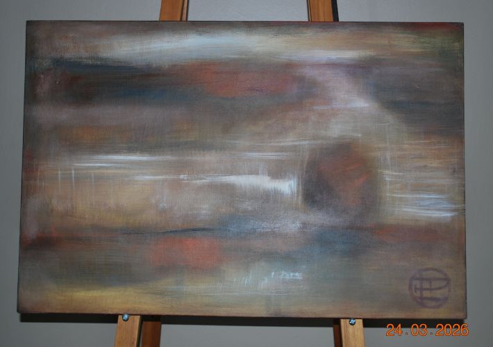 2008 Clarens-an abstract landscape in brown colours
